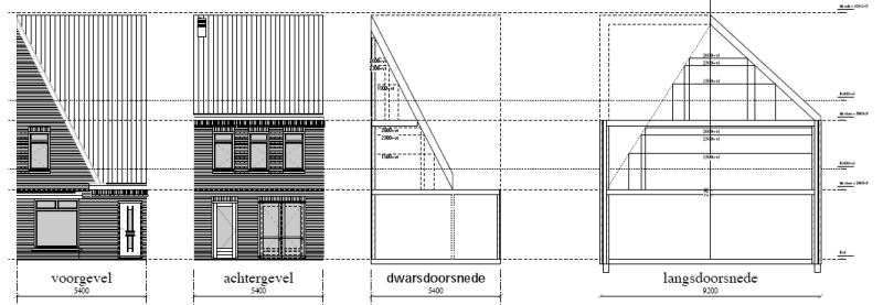  voorbeeld bouwtekening